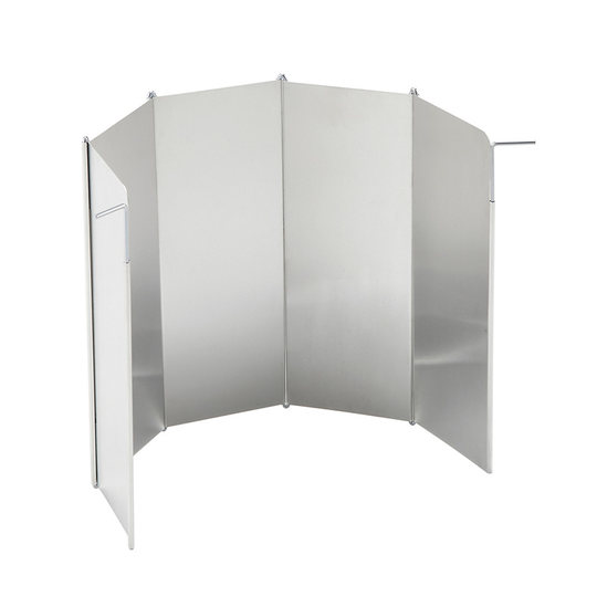 日本Logos户外桌面挡风板铝合金大尺寸折叠便携野餐炉头挡风神器