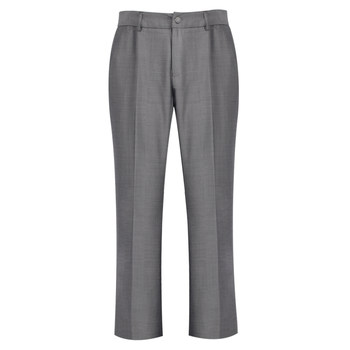 Youngor women's wool slim fit gray bootcut trousers