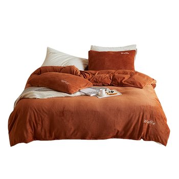 Knock soft and warm warm waffle velvet double sided velvet