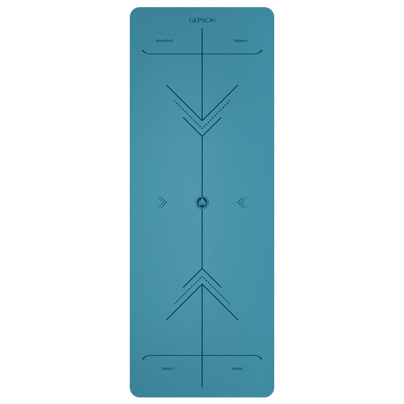 杰朴森pu瑜伽垫天然橡胶防滑女男瑜珈加宽加厚专业健身家用地垫子