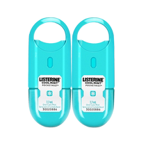 Lischlin Ice Blue Oral Freshener Reduces Halitosis Portable Fresh Breath 7 7ml × 2