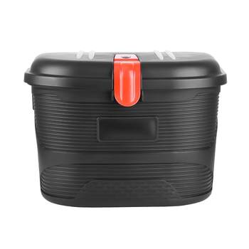Thickened anti-theft car with locked car basket