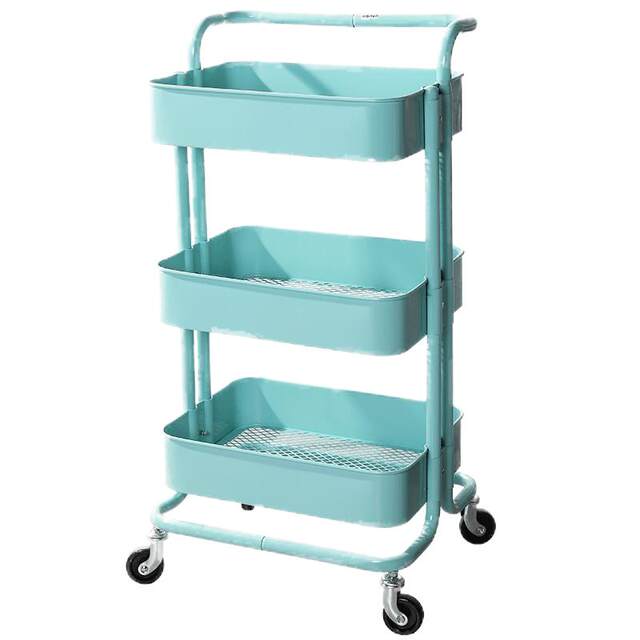 Newborn stroller storage rack baby kitchen shelf