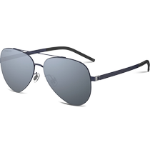 Baosheng sunglasses HD polarized aviator sunglasses for men and women driving sun protection ultra-light anti-UV large face glasses