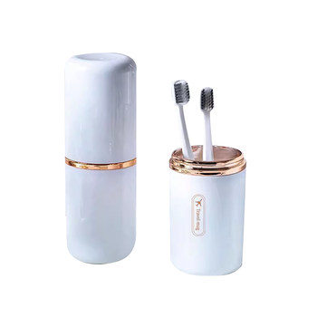 Travel mouthwash cup type toothbrush cup storage box