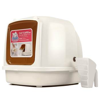 Cat lexi cat litter box anti-odor cat toilet comes with cat litter scoop