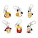 Cute Maimen Xiaopa Keychain Pendant Cartoon M Chip French Fries Hamburger School Bag Bag Pendant Creative Gift Wholesale
