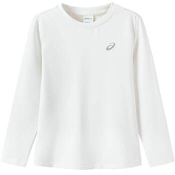 Asics children's wear 25 winter children's moisture-wicking long-sleeved t-shirt thermal storage and warmth basics versatile