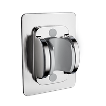 No-punch shower head bracket adjustable nozzle hanging seat bathroom shower artifact rain shower head fixed wall base