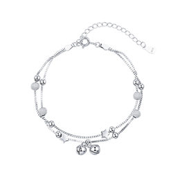 Xiaogong Bell 925 sterling silver bracelet female ins niche design light luxury star bracelet bestie exquisite super fairy bracelet