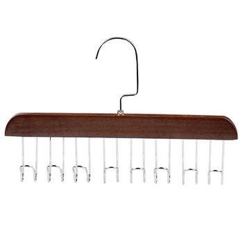 Wooden wavy clothes rack household clothes dormitory tie underwear suspender vest bag storage tool multifunctional