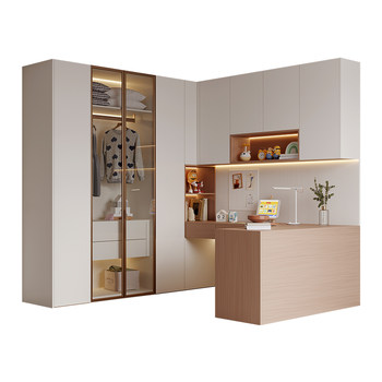 Oppein customized children's room tatami wardrobe bed desk