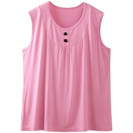 Summer 200 pounds fat mother vest for middle-aged and elderly women
