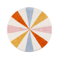 (Self-operated) KENZAKI machine washable super soft carpet 2024 new living room bedroom bedside blanket round