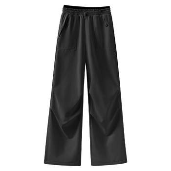Baleno wide-leg pants overalls for women autumn and winter new thin velvet warm outdoor sports soft shell three-proof mountaineering pants n