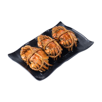 (Buy one get one free) Extra Large Aged Huadiao Cooked Drunken Crab Male and Female Hairy Crab 4 5 Liang Non-raw Pickled Crab Ready to Eat