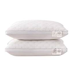 A Pair of Pillows, Pillow Core, Hotel Cervical Spine Pillow, Sleep Aid, Home Single Student Dormitory Pillow for Men and Women