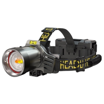 Headlight strong light charging ultra-bright ultra-long endurance laser cannon night fishing special induction head-mounted lighting flashlight