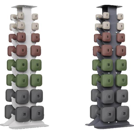 WeGym dumbbell rack is vertical, removable, stable and beautiful