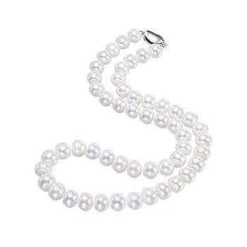Demi jewelry love s925 silver nuclear freshwater pearl necklace for mother and mother-in-law women’s collarbone short necklace
