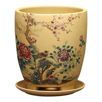 Household simple breathable purple sand chinese style phalaenopsis basin