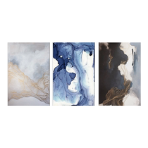 OFF acoustic painting decorative sound-absorbing painting living room background wall decoration painting atmospheric villa hanging painting abstract ink painting