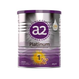 【自营】a2全新升级白金1段婴幼儿牛奶粉0-6个月宝宝乳粉400g小罐
