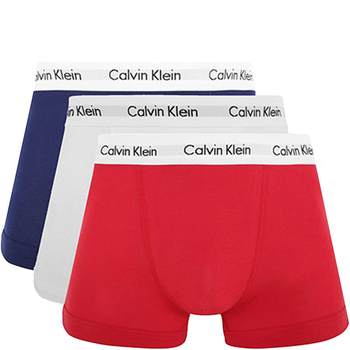 Calvin Klein/Kevin Klein ຊຸດນັກມວຍຄລາສສິກ 3 ຊຸດຫຼາຍສີ