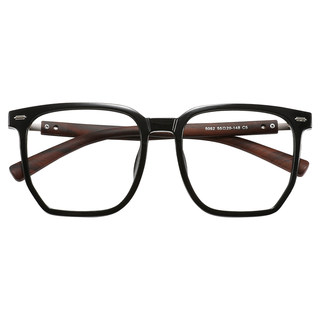 Chu ming's slimming men's black-framed anti-blue light glasses for big faces