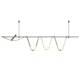 Designer led island restaurant chandelier light luxury high-end