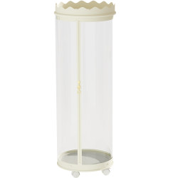 Doll Storage Bin with Zipper, Large Size for Home Use, Suitable for Stuffed Toys, Dolls, and Popular Transparent Storage Solution