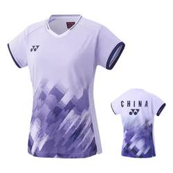 Yonex 경쟁 티셔츠 빠른 건조 통기성 경량