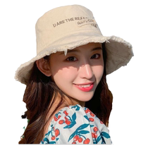 Fisherman Hat Womens Sun Protection Hat Sun Hat Sun Hat Summer Thin Spring and Summer Korean Version Versatile Korean Fashion Brand