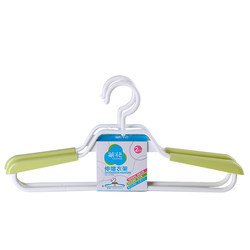 Camellia retractable clothes hanger large clothes drying rack home hanging clothes thick non-slip anti-shoulder corner can not the bag non-deformation hanging clothes