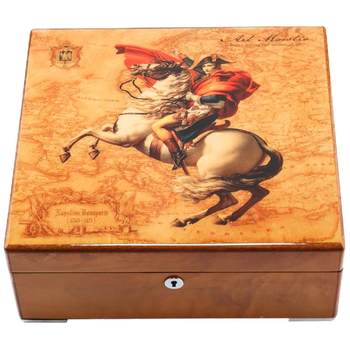 Jewelry wooden watch box storage box with lock gift