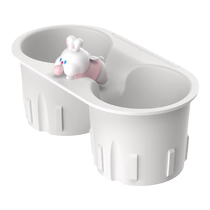 TUSK is suitable for Tesla model3y central control silicone cup holder coaster limiter modification accessories 2023 models