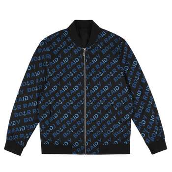 Radibol baseball collar digital print jacket