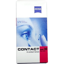 German Zeiss zeiss contact myopia glasses monthly disposable box 6 pieces transparent moisturizing anti-UV non-daily disposable original import