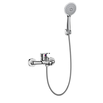 Four Seasons Muge exposed shower set all-copper hot and cold household exposed tube exposed rain shower set 1282