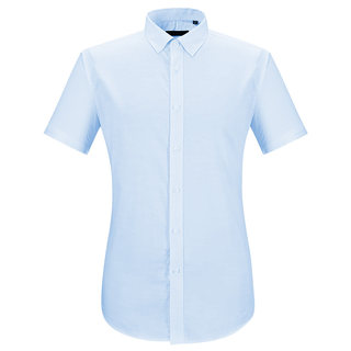 Long-sleeved work clothes embroidered logo shirt without ironing and anti-wrinkle