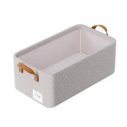 8 pieces Tianzhu cotton storage box household high-end fabric pure cotton storage basket clothes clothing storage box