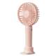 Handheld small fan is rechargeable, portable and can be placed on the desktop