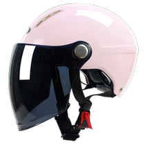 3C certified Mustang electric motorcycle helmet for men and women summer sun protection UV battery half helmet summer safety helmet