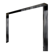 Extremely narrow frame aluminum alloy door cover whole panel seamless kitchen stainless steel door frame edging entrance balcony window opening