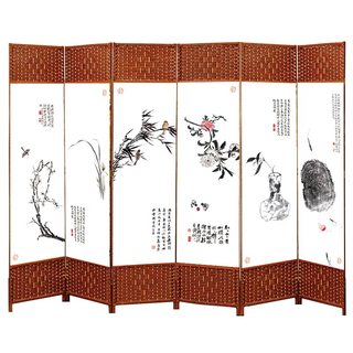 Screen partition living room folding mobile bedroom shelter home room simple modern porch wall Chinese-style office