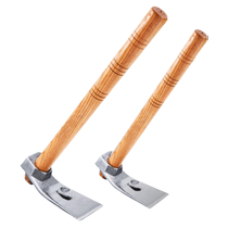 Three-purpose small hoe ice adze hammer wood tool soil digging pickaxe fishing hoeing weeding bamboo shoot farming outdoor vegetable adze chisel and planer