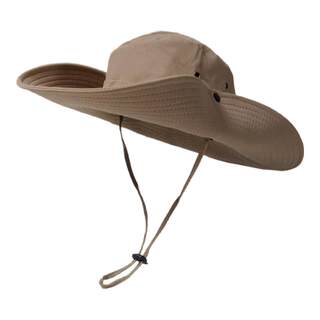 Pull-Back Large-Brimmed Western Cowboy Hat, Summer Sun Protection Hat, Men's Fishing and Mountaineering Fisherman Hat, Women's Uv Protection Hat