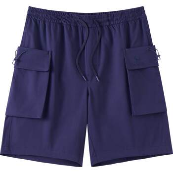 Camel men's cool workwear shorts men's 2026 summer loose thin stretch casual sports five-fifth pants