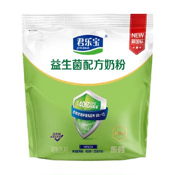 Junlebao probiotic high protein adult milk powder 400g