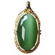 Original design jade gold inlaid jade necklace for mom